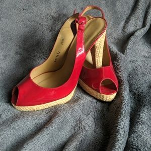 Bright Red Stuart Weitzman Pumps
